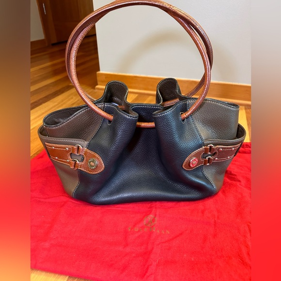 Authentic vintage leather Cole Haan three tone tote bag - Picture 9 of 9